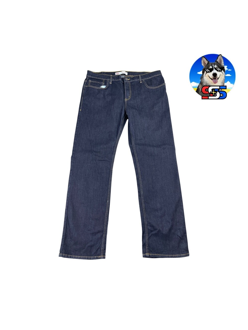 Levi’s Performance 511 Jeans Indigo Wash Straight Leg Stretch Women’s 20 Husky